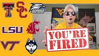 7 football coaches in 2021, YOU'RE FIRED!!