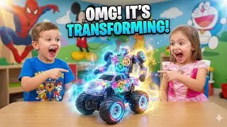 OMG! 😱 Magical Monster Truck Robot Ban Gaya! 🚗🤖