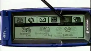 Ericsson: mobile phone R380 - a smartphone (wizard)