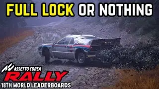 Conquering epic Welsh mud in the Lancia 037! - Assetto Corsa Rally World Leaderboard 18th.
