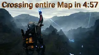 Death Stranding WORLD RECORD *Fastest Time* crossing First Map!!