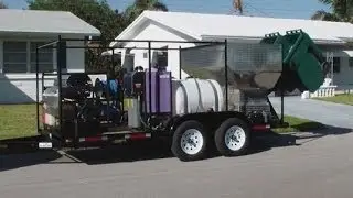 Trash can cleaning business - Wheelie bin cleaner - Bin Cleaner Dan Swede 800-666-1992
