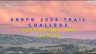 Tilden Regional Park: 3.34 mile round trip Moderate EBRPD 2025 Trail Challenge Hike.