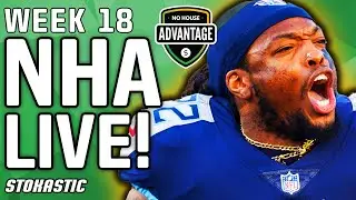 No House Advantage NFL DFS Strategy Week 18 (Saturday Slate)