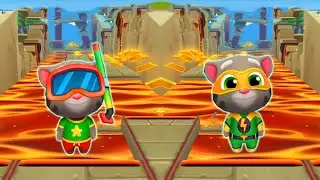 Splashy Tom And Super Tom Funny Fails Lava