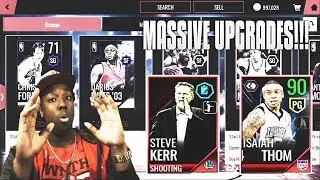 HUGE 1.3 MILLION COIN SHOPPING SPREE!!! ROAD TO THE TOP NBA LIVE MOBILE 18 EP. 21!!!