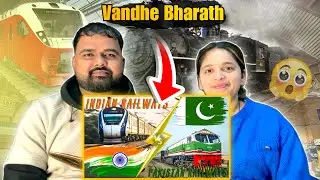 Indian 🇮🇳 Reaction Pakistan 🇵🇰 Train!Who&rsquo;s Better😱Indian Railways Vs Pakistan Railways@RituReact 