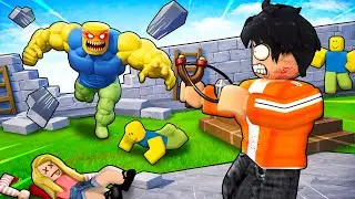 I KILLED Every NOOB to DEFEND My TACOS in ROBLOX !!!