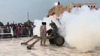 Ramadan Cannon at old Souq Al Wakra, Qatar. Ramadan 2025