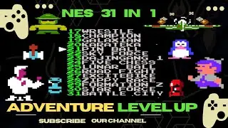 NES 31 in 1 Multi Game Cartridge Gameplay