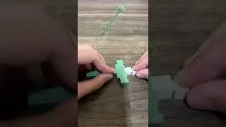 Building a Minecraft Lego Trident in 19.999 seconds!