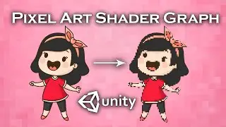 Convert Any Sprite To Pixel Art Using Shader Graph in Unity Engine