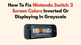 How To Fix Nintendo Switch 2 Screen Colors Inverted Or Displaying In Grayscale