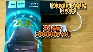 Power bank hoco j101b 30000mah 22 5w. Tест на емкость