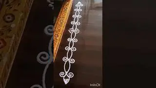 #simplerangoli #sideborders #muggulu #art #borderrangoli #sideborderdesigns #aashritareddymuggulu