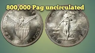 #1905 1Piso silver coin umaabot ng 800000 pag uncirculated #collectables #like #subscribe #share