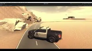 4x4 Police Car Mechanics & Lighting | Unity Test