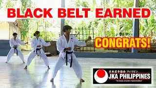 My Kids' JKA 1st Dan Black Belt Ranking Examination 2024 | Japan Karate Association Philippines