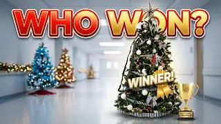 Hospital Christmas Trees Competition - Which Department Won? EASLEY HOSPITAL .