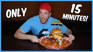 Famous BBQ Sandwich Challenge from Man vs Food!  Jethro's Adam Emmenecker Challenge!