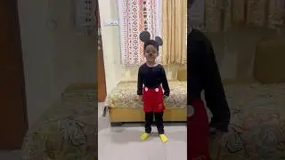 Children&rsquo;s day costume for my boy #mickeymouse #diy #craft #childrensday #creativemamma #costume