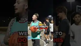 Dramatic game of street basketball in Los Angeles - winner takes all 🏀 #basketball #hoops #forex