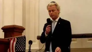 Freedom of Speech Summit: Geert Wilders Speaks at a Synagogue Part III