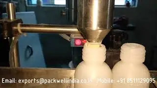 Automatic dry syrup powder filling machine