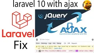 10 laravel 10x with ajax