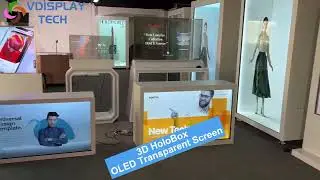 Big Family of 3D HOLOBOX and OLED Transparent Screen #oled #oledtransparent