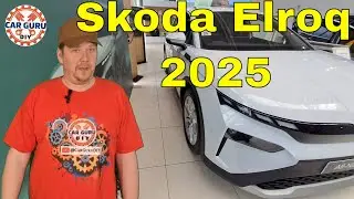 Skoda Elroq 2025, quick tour in and out + trunk/boot size in centimeters @CarGuruDIY