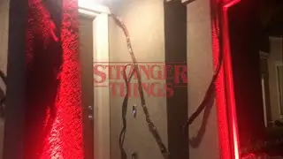 DIY Stranger Things vines.