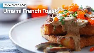 Cook With Me: Savory French Toast With Creamy Miso Mushroom Sauce (ASMR Cooking)