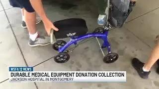 Jackson Hospital holds durable medical equipment donation drive