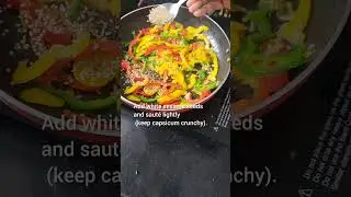 🥗 Colorful Capsicum Healthy Salad | Easy & Nutritious Recipe ✨#CapsicumSalad #HealthySalad #VegSalad