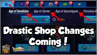 Радикальные изменения в магазине! | Объединение магазинов 27 октября! | Marvel Strike Force | MSF
