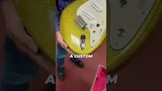 New arrival 🙌Fender Custom Shop Dick Dale Stratocaster AA Birdseye Maple Neck Chartreuse Sparkle
