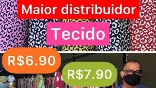 O Maior distribuidor de tecido do país / tecido de R$6.80 / R$7.90 / viscose barato / bengaline brt