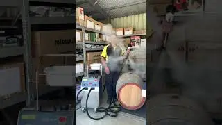 Cleaning a wine barrel -  Why wine barrel cleaning is important