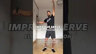 IMPROVE SERVE - ELBOW POSITION!👌 #tenfitmen #tennisforehand #forehand #tennistips #tenniscoach
