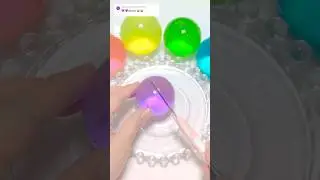 🩷+💜Tape Balloon DIY with Super Giant Orbeez and Nano Tape‼ - 🐸초초대왕개구리알 테이프풍선 만들기!#밍투데이#테이프풍선