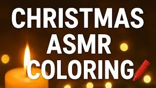 Cozy Cristmas ASMR Vibes 🎅❄️🌸 #sleepsounds #asmr #calmingvideo #satisfying #cristmas #art 