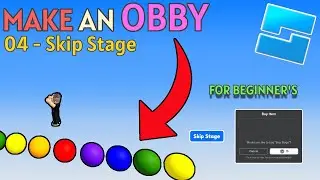 How to Make an Obby in Roblox Studio | Part 04 | Skip Stage