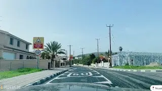 Cyprus Road Trip (2026/01/28) | E901 (Tseriou Rd) to Alampra | Sahara Dust Episode (2026)