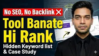 No SEO, No Backlink ❌ | Tool Banate Hi Rank | Hidden Keyword List & Case Study | Webricestudio 