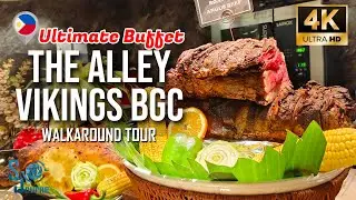The Alley by Vikings BGC Walkaround Tour | One Buffet, Many World Cuisines [4K]