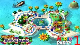 mario party 1 Yoshi's Tropical Island.
