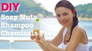 DIY Soap Nuts Shampoo Chemicals Free - Natural Shampoo Recipe - Shampoo noci saponarie