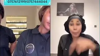 Emma Lohoues scolding her employee live