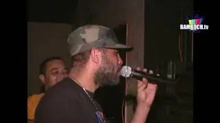 2004, West Palm Beach- Olivier, Sandro et Michel Martelly font le test audio avant leur performance.
